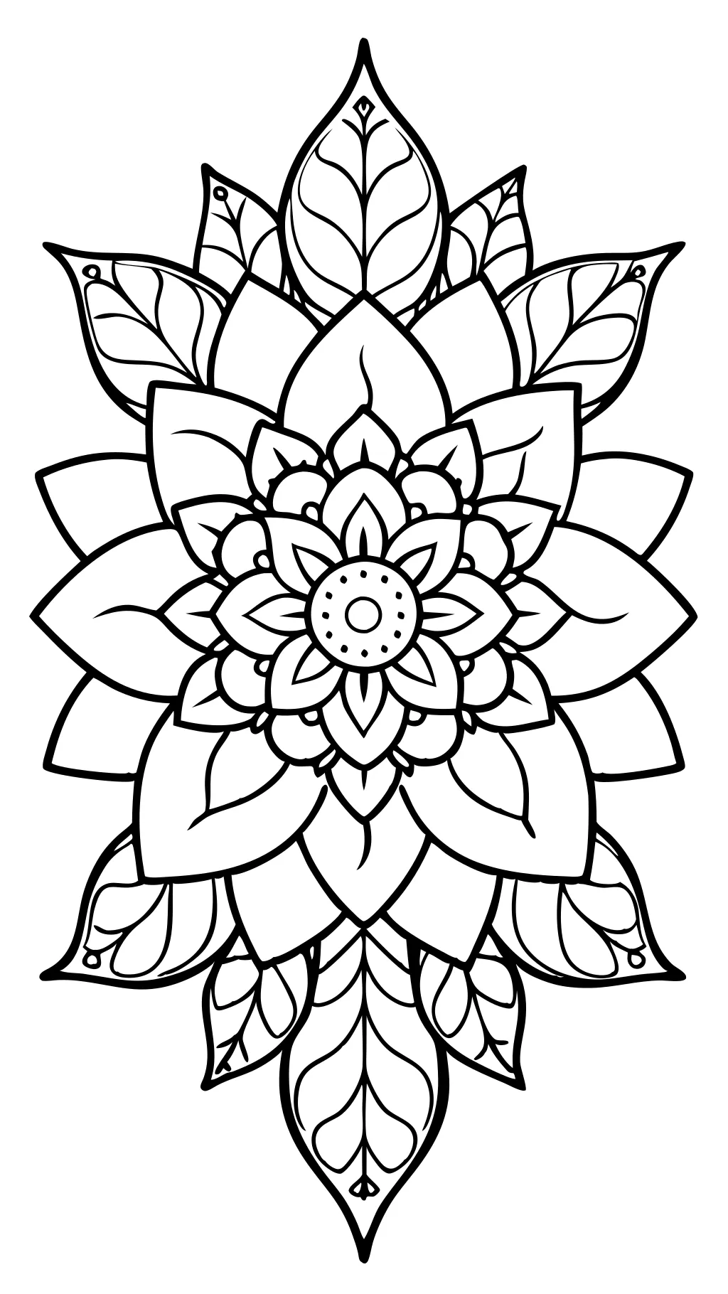 adult coloring page flowers